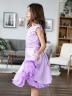 Платье для девочки БУШОН ST35, праздничное цвет сиреневый 