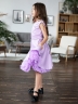 Платье для девочки БУШОН ST35, праздничное цвет сиреневый 