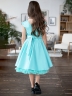 Платье для девочки БУШОН ST35, праздничное цвет бирюзовый 