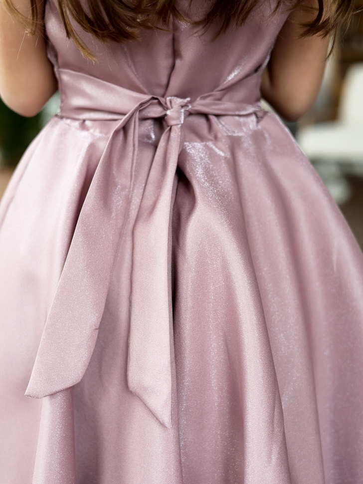 Платье для девочки БУШОН ST35, праздничное цвет чайная роза