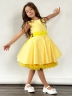 Платье для девочки праздничное БУШОН ST36, цвет желтый