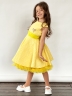 Платье для девочки праздничное БУШОН ST36, цвет желтый