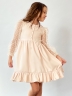 Платье для девочки нарядное БУШОН ST52, цвет бежевый