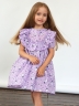 Платье для девочки вискоза БУШОН ST69, цвет сиреневый 