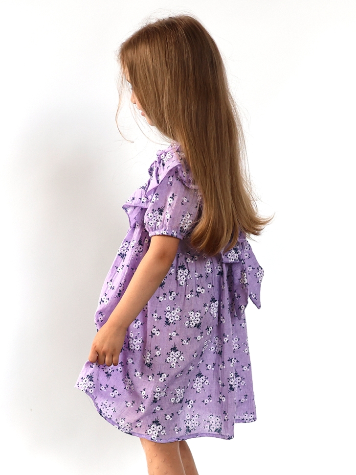 Платье для девочки вискоза БУШОН ST69, цвет сиреневый 