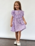 Платье для девочки вискоза БУШОН ST69, цвет сиреневый 