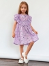 Платье для девочки вискоза БУШОН ST69, цвет сиреневый 