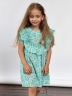 Платье для девочки вискоза БУШОН ST69, цвет бирюза 