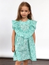 Платье для девочки вискоза БУШОН ST69, цвет бирюза 