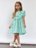 Платье для девочки вискоза БУШОН ST69, цвет бирюза 