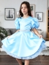 Платье для девочки БУШОН ST34, праздничное цвет голубой