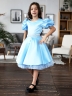 Платье для девочки БУШОН ST34, праздничное цвет голубой