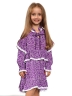 Платье для девочки нарядное БУШОН ST60, цвет фиолетовый
