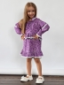 Платье для девочки нарядное БУШОН ST60, цвет фиолетовый