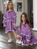 Платье для девочки нарядное БУШОН ST60, цвет фиолетовый