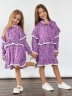 Платье для девочки нарядное БУШОН ST60, цвет фиолетовый