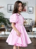 Платье для девочки БУШОН ST34, праздничное цвет розовый