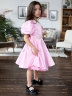 Платье для девочки БУШОН ST34, праздничное цвет розовый