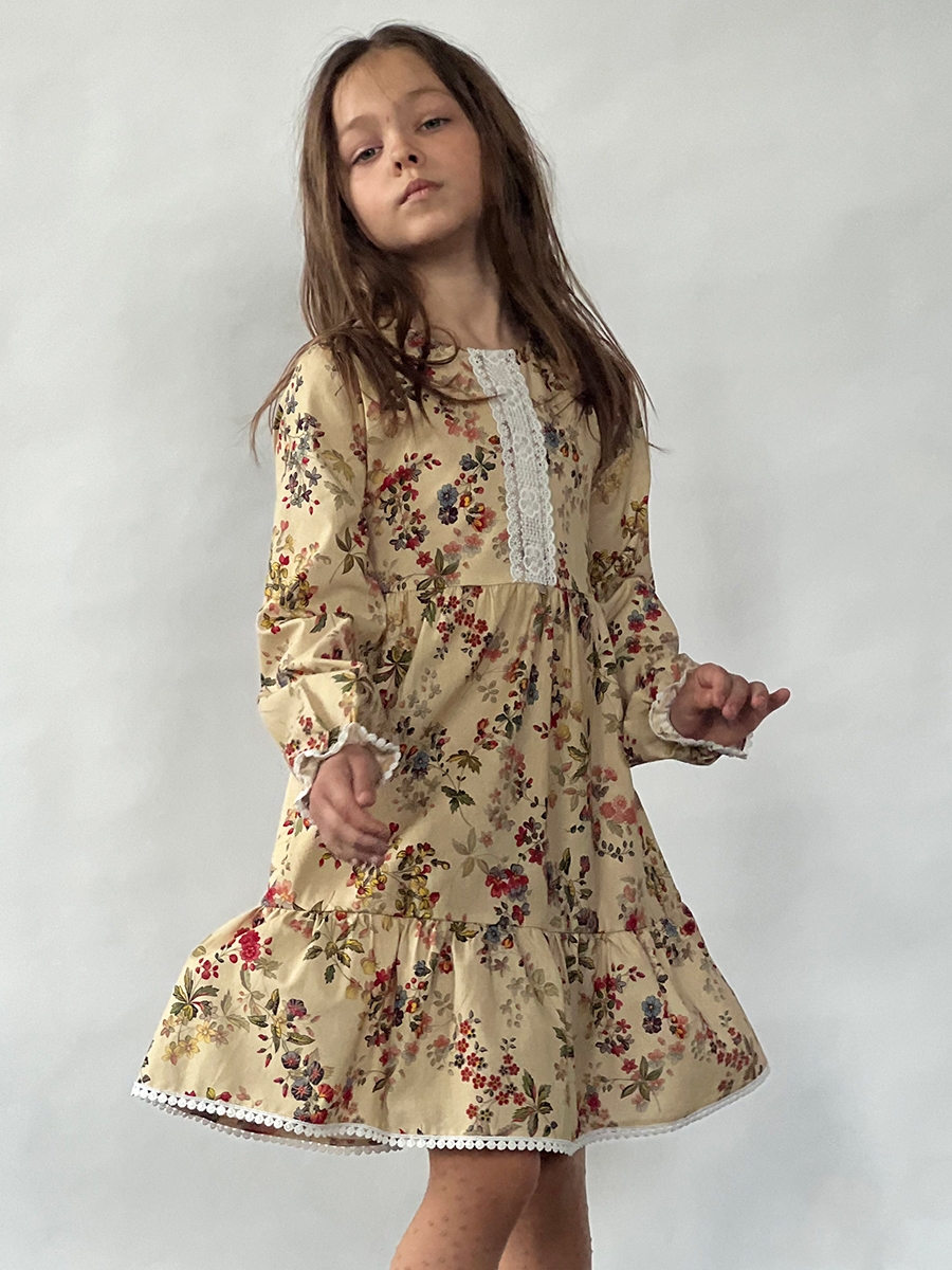 Платье для девочки нарядное БУШОН XB88, цвет 