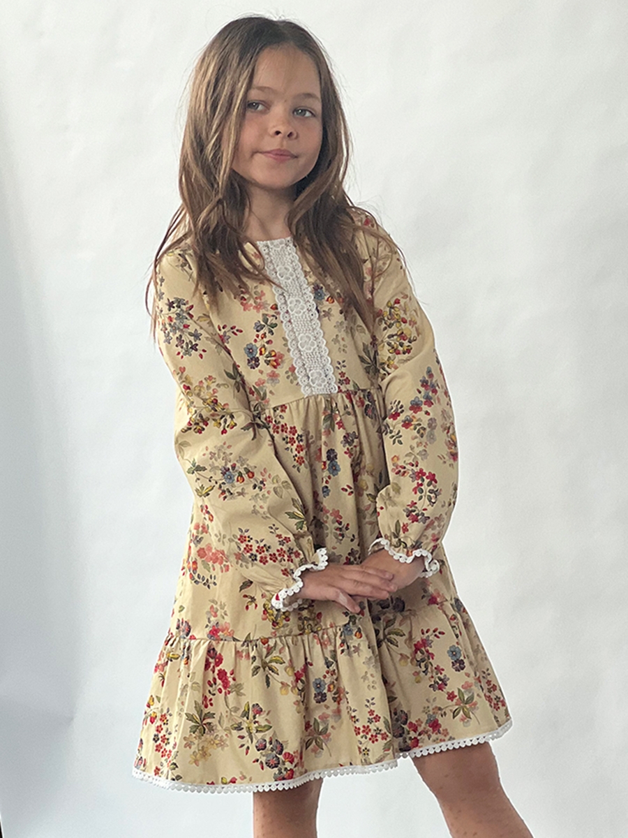 Платье для девочки нарядное БУШОН XB88, цвет 