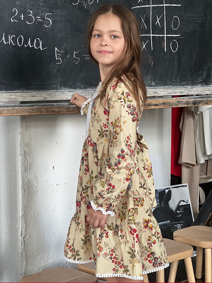 Платье для девочки нарядное БУШОН XB88, цвет 