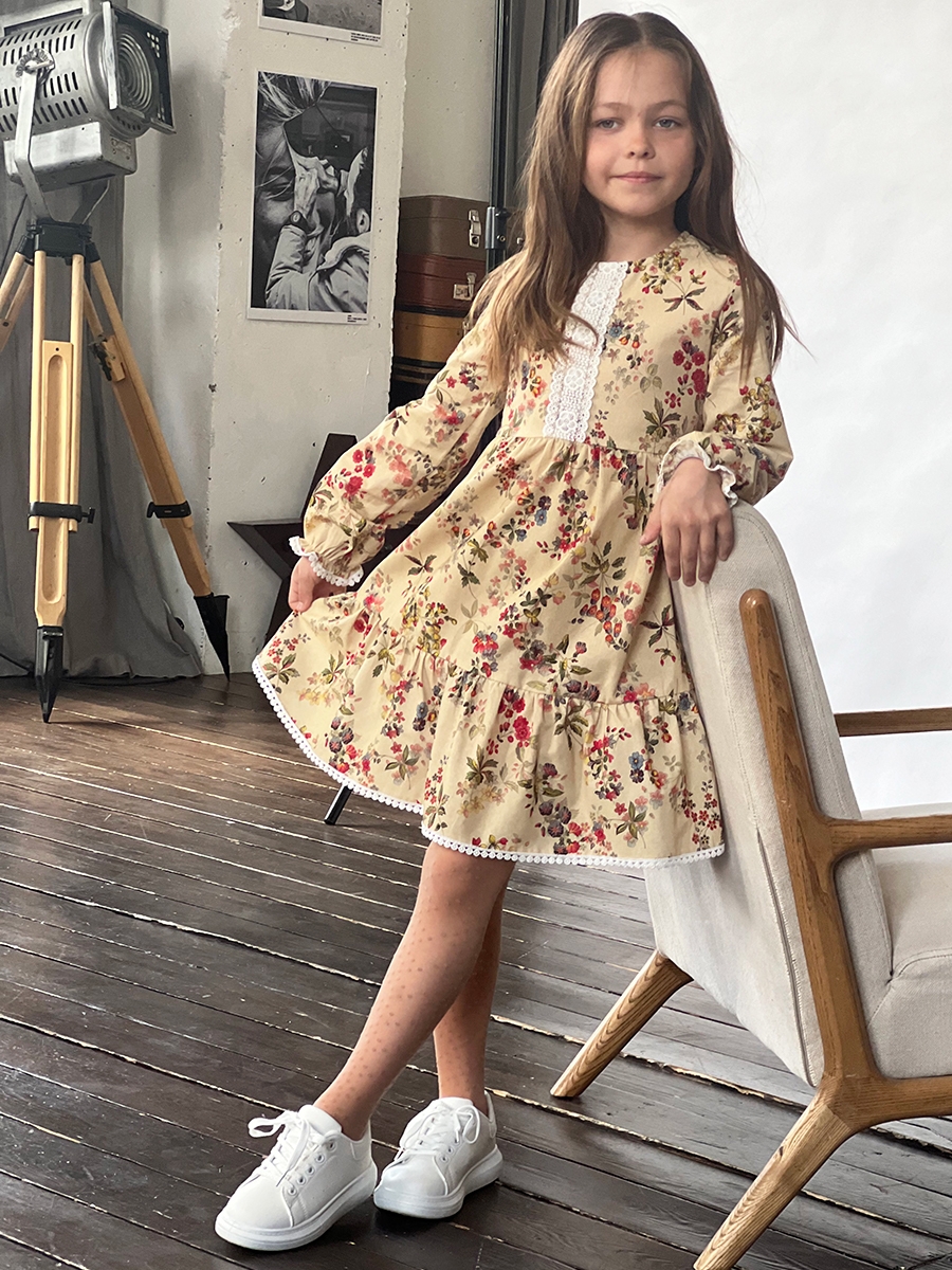 Платье для девочки нарядное БУШОН XB88, цвет 