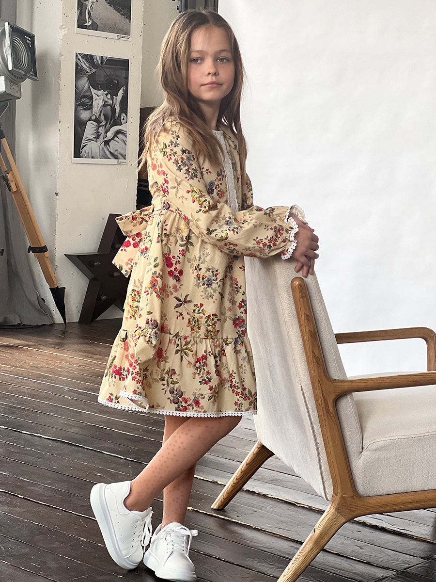 Платье для девочки нарядное БУШОН XB88, цвет 