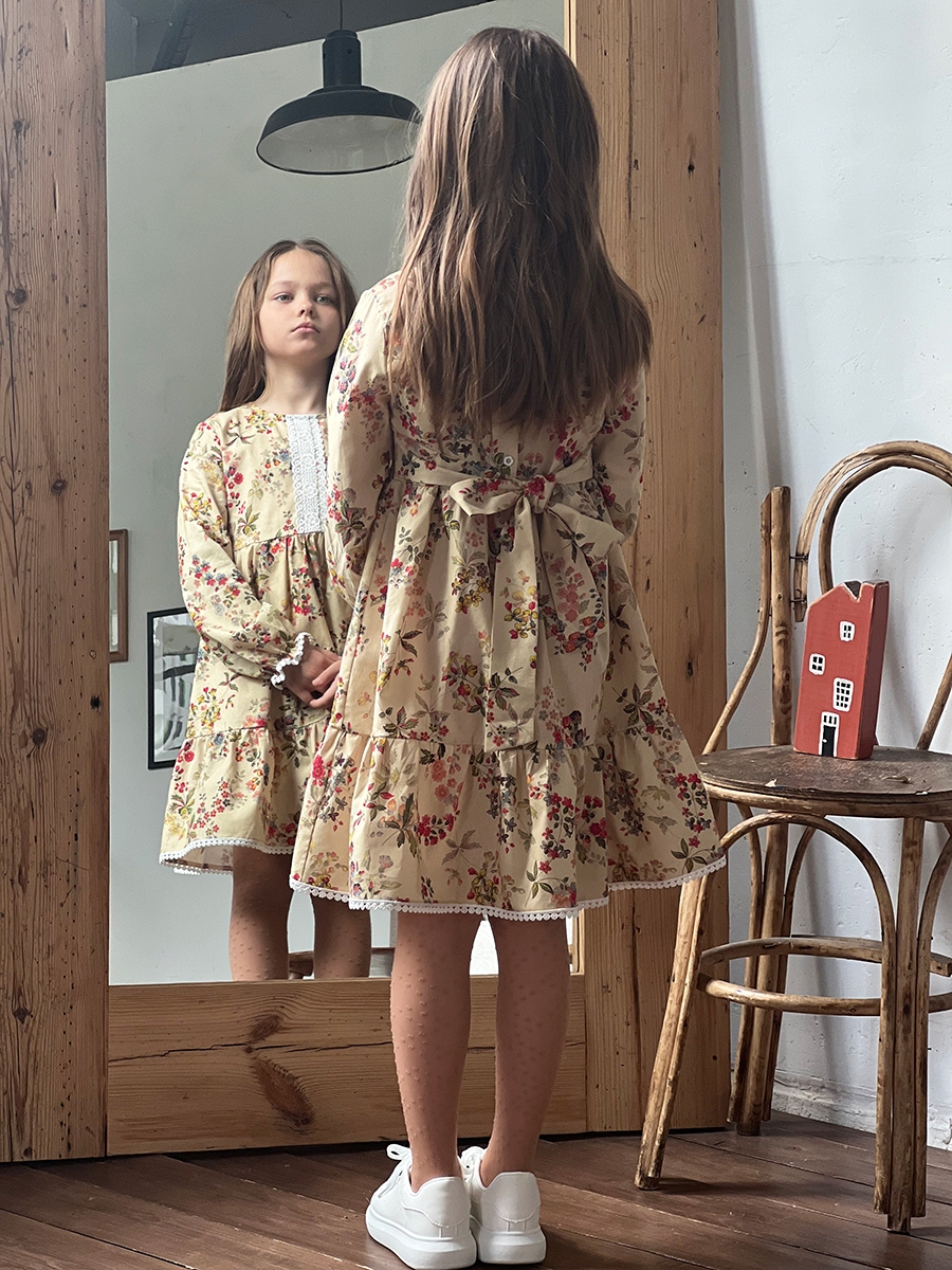 Платье для девочки нарядное БУШОН XB88, цвет 