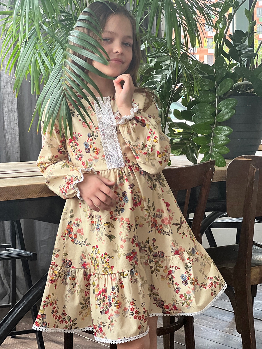 Платье для девочки нарядное БУШОН XB88, цвет 