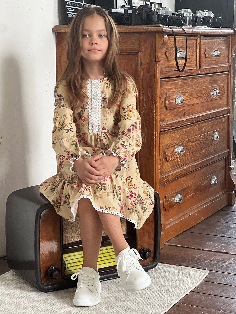 Платье для девочки нарядное БУШОН XB88, цвет 