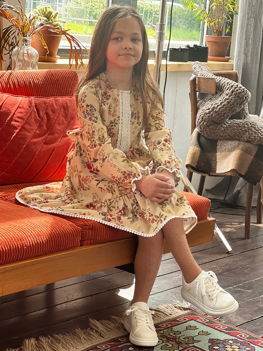 Платье для девочки нарядное БУШОН XB88, цвет 