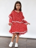 Платье для девочки нарядное БУШОН ST60, цвет красный