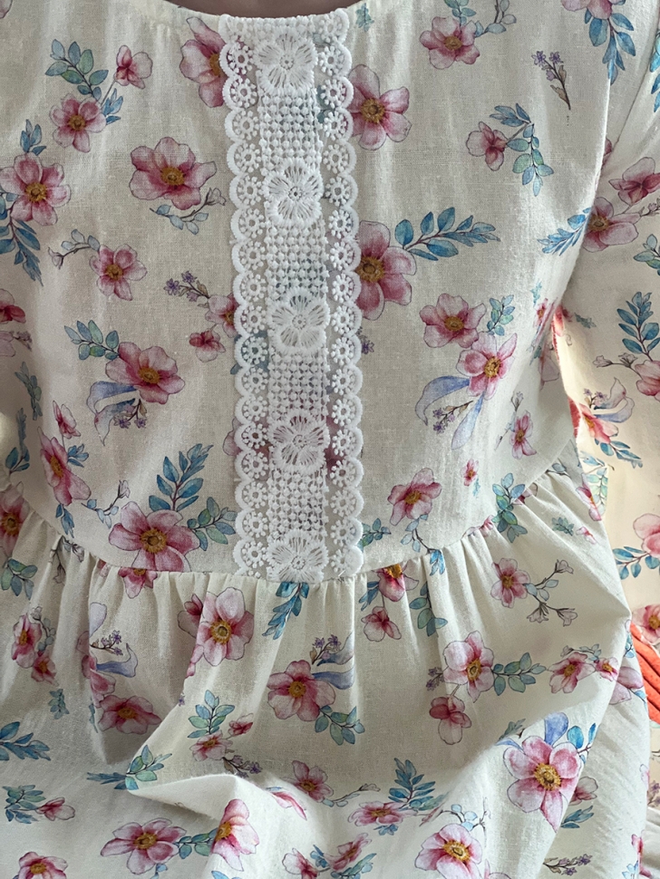 Платье для девочки нарядное БУШОН XB88, цвет кремовый