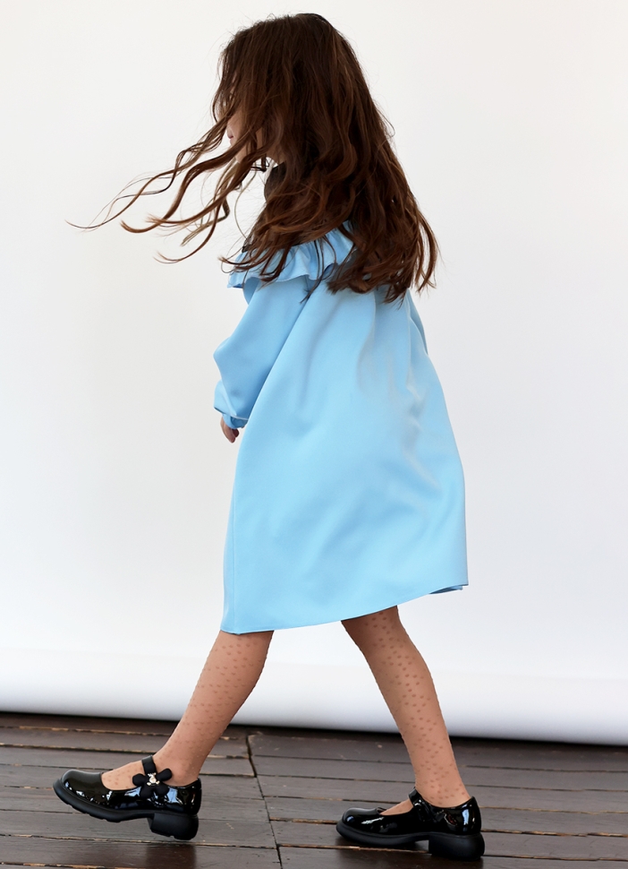 Платье для девочки нарядное БУШОН ST55, цвет голубой