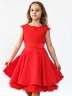 Платье для девочки праздничное БУШОН ST36, цвет красный 