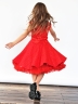 Платье для девочки праздничное БУШОН ST36, цвет красный 