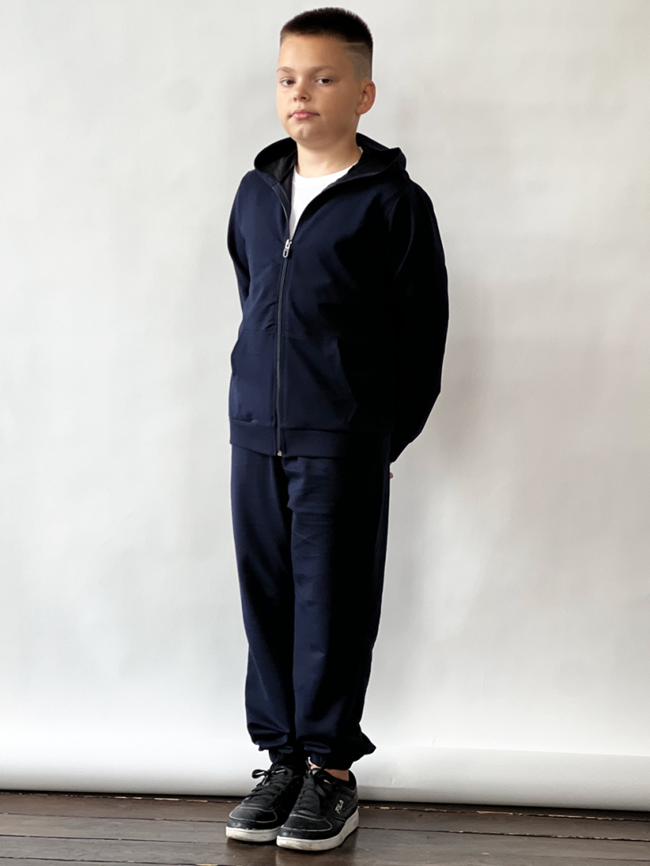 Спортивный костюм для мальчика БУШОН SP20, цвет темно-синий 