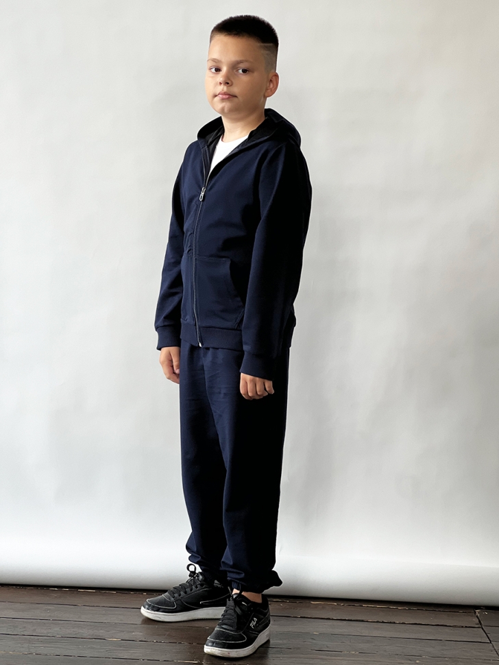 Спортивный костюм для мальчика БУШОН SP20, цвет темно-синий 