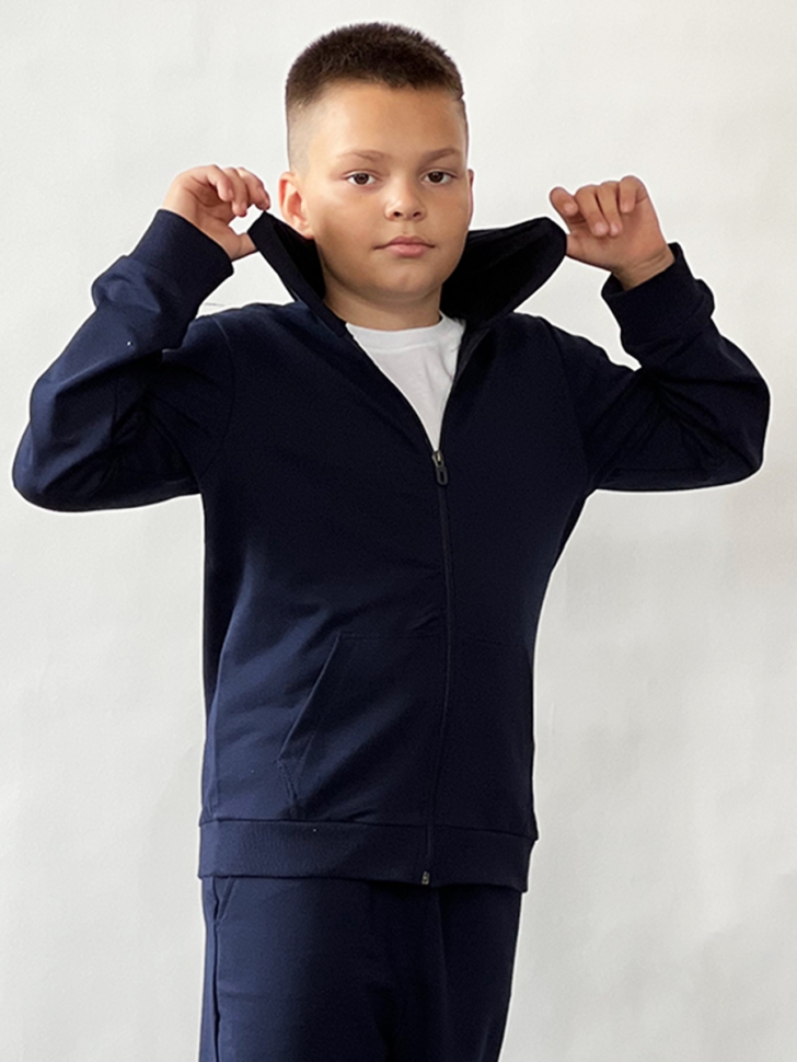 Спортивный костюм для мальчика БУШОН SP20, цвет темно-синий 