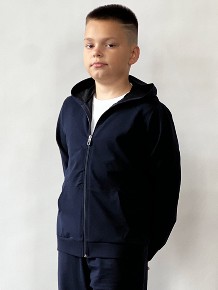 Спортивный костюм для мальчика БУШОН SP20, цвет темно-синий 