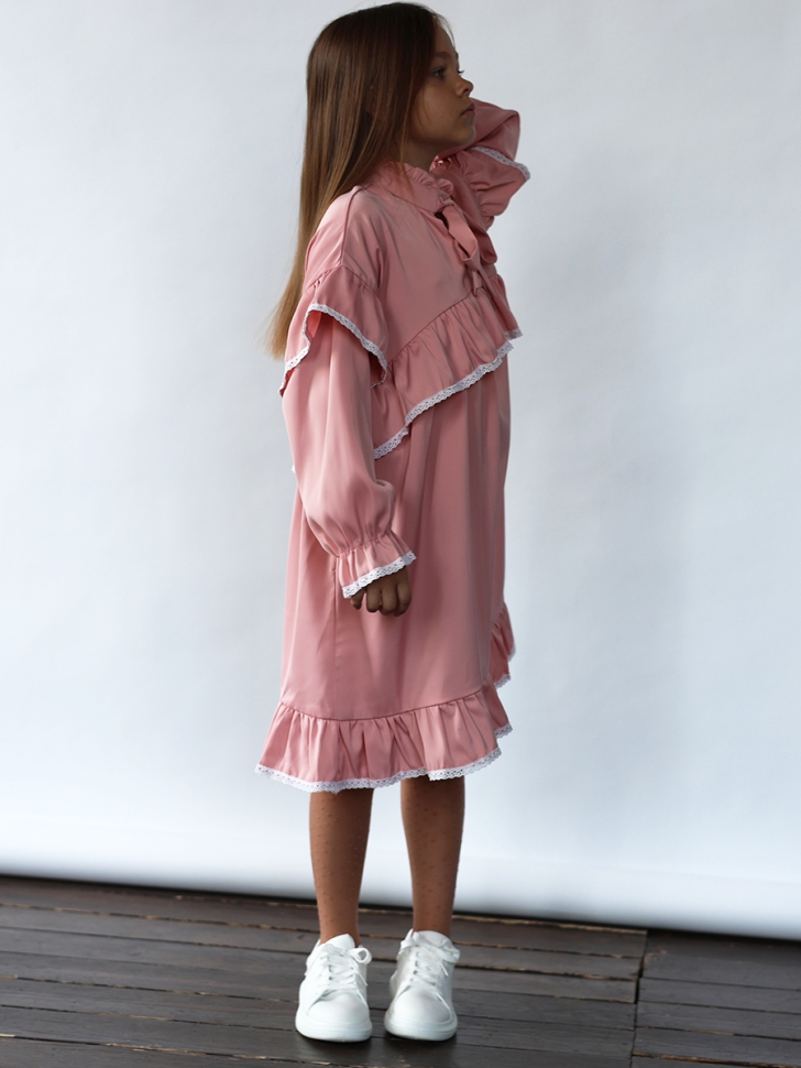 Платье для девочки нарядное БУШОН ST60, цвет розовый