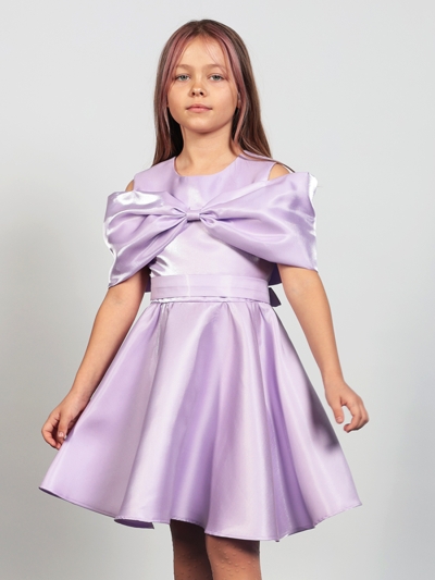 Платье для девочки нарядное БУШОН ST310, цвет сиреневый