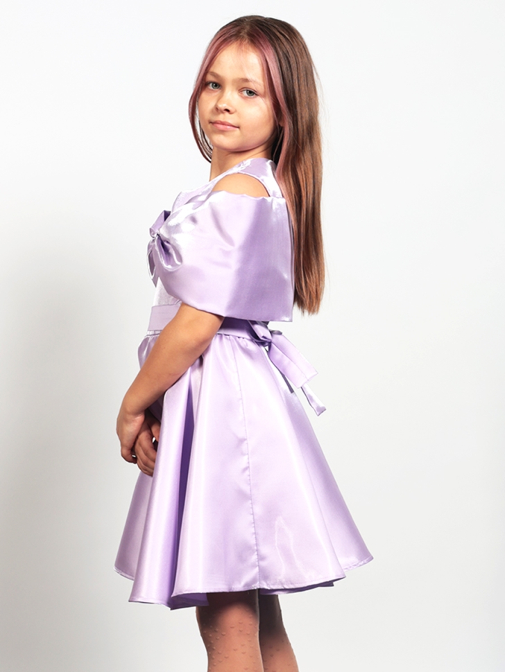 Платье для девочки нарядное БУШОН ST310, цвет сиреневый 