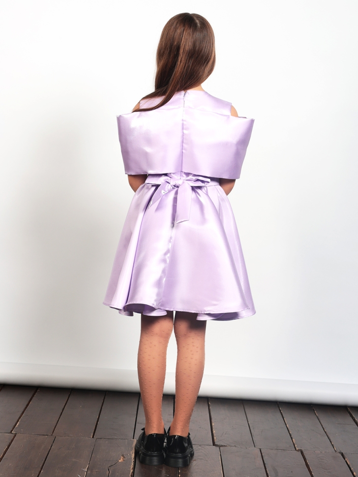 Платье для девочки нарядное БУШОН ST310, цвет сиреневый 