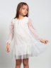 Платье для девочки нарядное БУШОН ST56, цвет белый