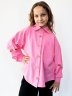 Рубашка для девочки БУШОН, цвет ярко-розовый