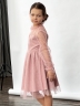 Платье для девочки нарядное БУШОН ST77, цвет пудровый