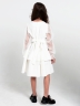 Платье для девочки БУШОН ST70, цвет белый / волан 