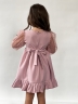 Платье для девочки нарядное БУШОН ST52, цвет пудра