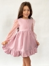 Платье для девочки нарядное БУШОН ST52, цвет пудра